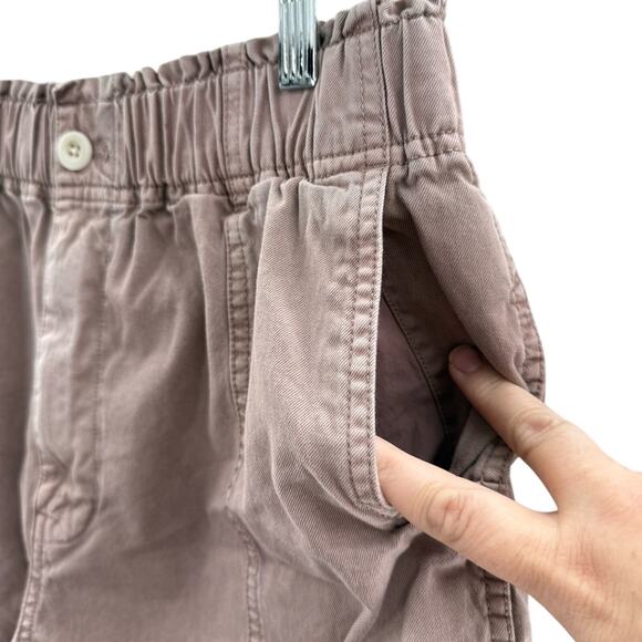 Madewell Pull-On Paperbag Jean Shorts Garment-Dyed Edition Vintage Petal Size 29 - Picture 4 of 11